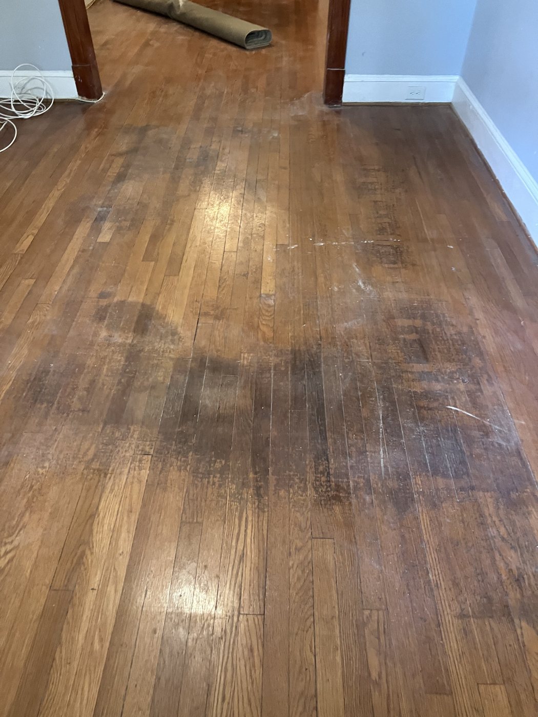 Hardwood floors, renewed before renovation